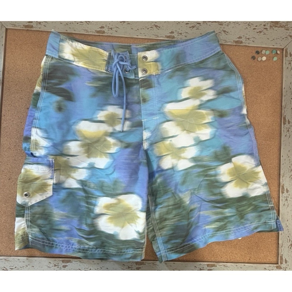 Roial Tie Dye Board Shorts‎ Mens 32 9" Inseam NWOT